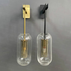 Modern Nordic Glass Wall Sconce Lighting Fixture Gold Luminaire for Home Décor - Golden Atelier