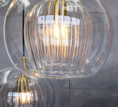 Nordic Glass LED Pendant Light - Golden Atelier