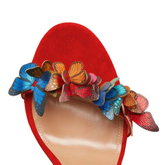 Open Toe Cover Heel Butterfly Sandals