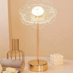 Retro Gold Acrylic Butterfly LED Desk Lamp for Bedroom - Golden Atelier