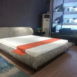 King Queen Size Double Bed With Nightstands Mattress