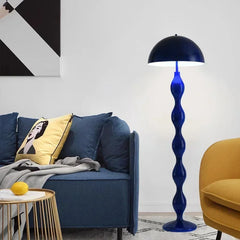 Colorful Art LED Floor Lamp with Nordic Mushroom Design