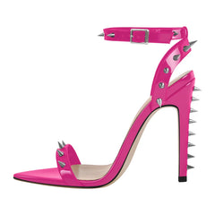 Spiked Stiletto Pointed Toe Sandals
