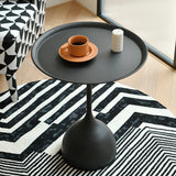 Black Console Table Round Coffee Tables Metal Sofa Side Table