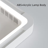 Smart App Ceiling Fan Lamp Bladeless Remote Control DC LED Circulator