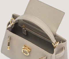 Structured Top Handle Bag
