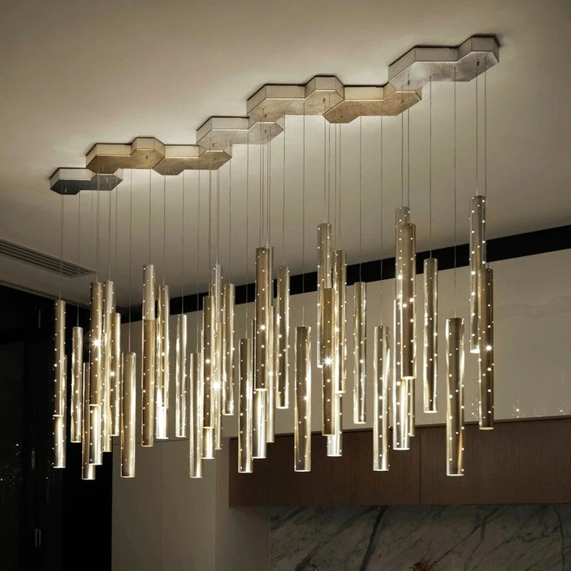 Modern Nordic Gold/Silver Combinable LED Chandelier