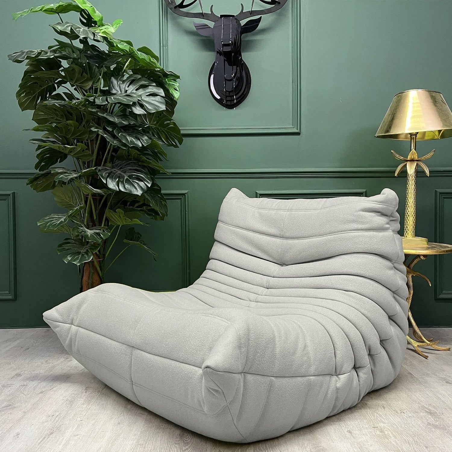 Velvet Caterpillar Single Sofa Lazy Couch Tatami