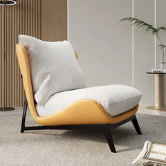 Single Chaise Upholstered Reading Recliner Accent Chair