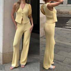 Lightweight rayon knit co-ord for women