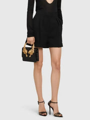 Tiger Sculpted Top Handle Bag