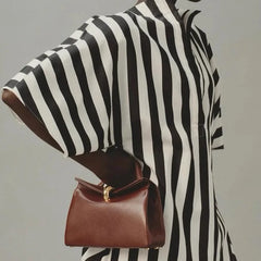 Metal Buckle Shoulder Bag