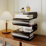 Acrylic Bookshelf Sofa Side Bedside Table Magazine Storage Shelf