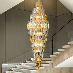 Crystal Large Chandelier Hollow Pendant Light