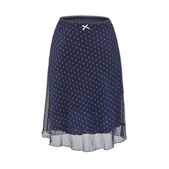 Floral Print A-Line Midi Skirt
