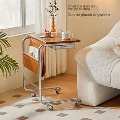 Sofa Side Table Movable Coffee Table