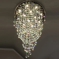 Crystal Chandelier Creative Cone Shaped LED Pendant Lamp