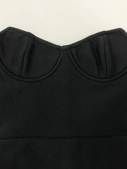 Strapless Body-Con Maxi Dress