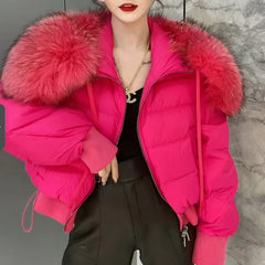 Fur Collar Puffer Jacket