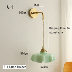 Glass E14 Wall Light Sconce Decoration Lamp