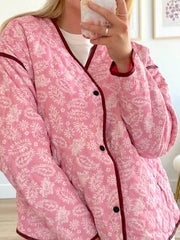 Paisley Print Quilted Jacket