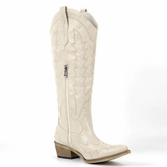 Fringed Embroidered Western Boots