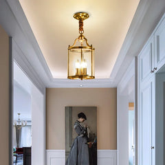  Chandelier illuminating a hotel lobby, creating a grand and welcoming atmosphere.  Golden Atelier 4