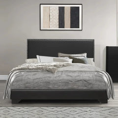Willow Nailhead Trim Upholstered Queen Bed