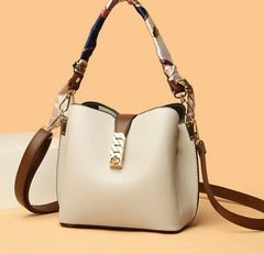 PU Leather Women Bucket Shoulder Bags