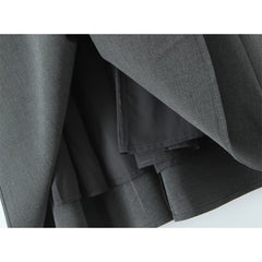 Stack of gray fabric sheets on a white background