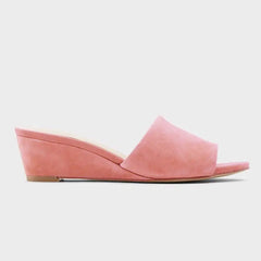 Wedge Heel Open Toe Mules