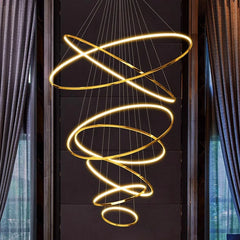 Ring Pendant Chandelier Lamps for Living Room