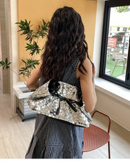 Sparkly Sequin Large Tote Bag