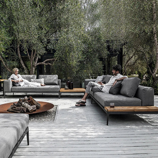 Outdoor Lazy Sofa Recklining Chair Lounge Garden Furniture Sets