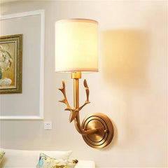 Retro LED Brass Wall Lamp