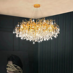 Modern Crystal Chandeliers LED Pendant Lights