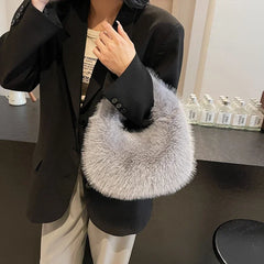 Cute Small Faux Fur Shoulder Bags