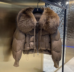 Fur Collar Puffer Jacket