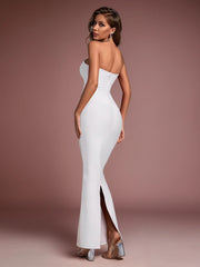 Strapless Body-Con Maxi Dress
