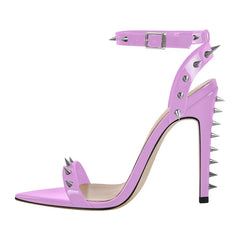 Spiked Stiletto Pointed Toe Sandals