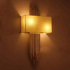 Metal+ Fabric Wall Light Sconce.
