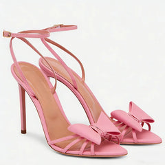 Bow Detail Thin Heel Sandals