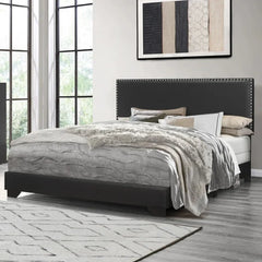 Willow Nailhead Trim Upholstered Queen Bed