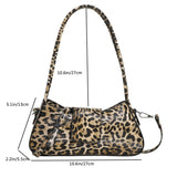 Leopard Pattern PU Leather Crossbody Bag For Women