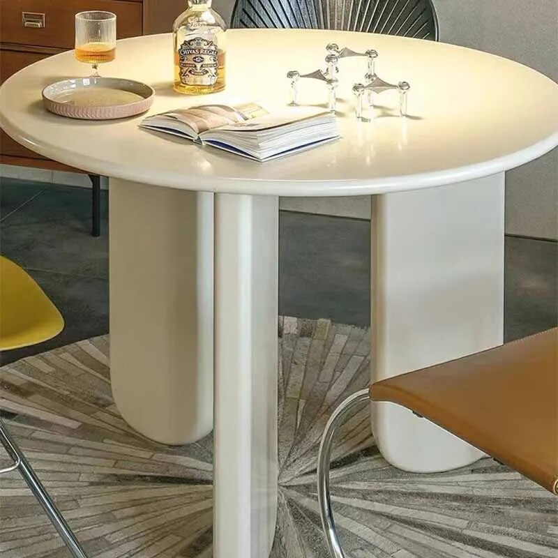 Small Round Coffee Table Computer Table Home Furniture