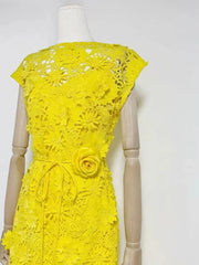 Floral Appliqu��� Maxi Dress