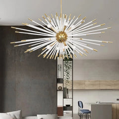 Led Gold Glass Hanging Chandelier Ceiling Lighting Fixture . Golden Atelier 2