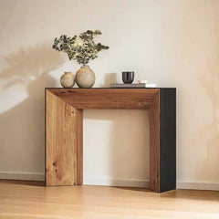 Wood Lounge Corner Entryways Console Table