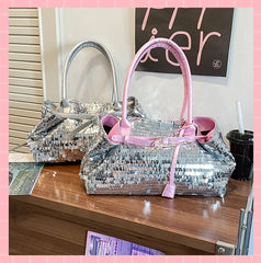 Sparkly Sequin Large Tote Bag
