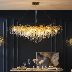 Modern Crystal Chandeliers LED Pendant Lights